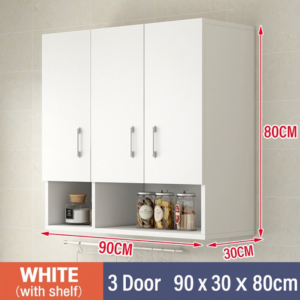 IKAE Hanging Kitchen Cabinet Wooden Wall Cupboard Cabinet for Kitchen ...
