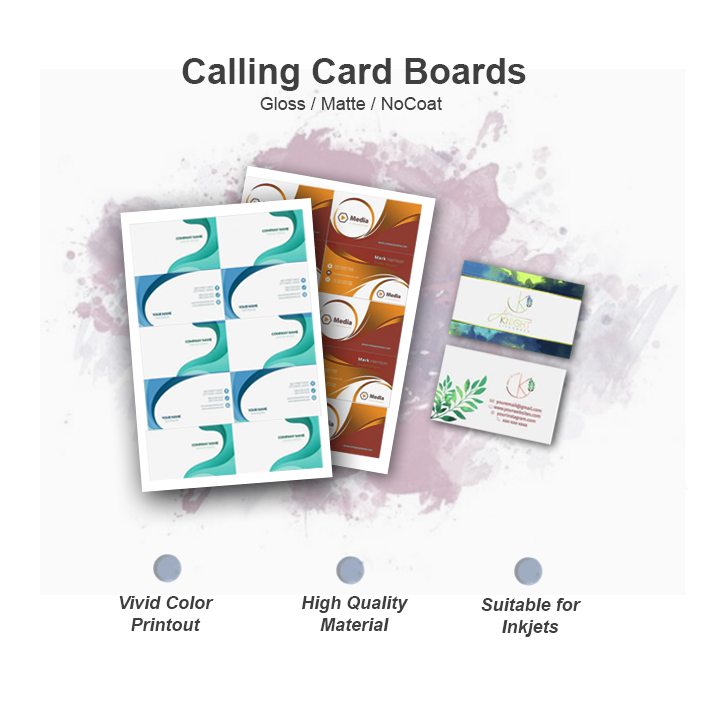Calling Card Board (inkjet) - Printable (A4) 20s | Shopee Philippines