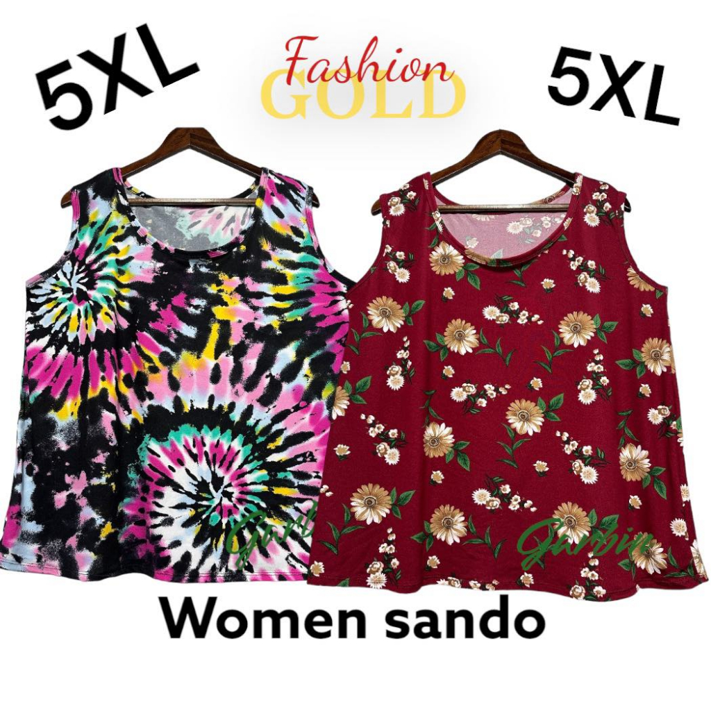 Plus Size/Big Size Sando For Women 4XL/5XL Size Cotton Spandex Fabric ...