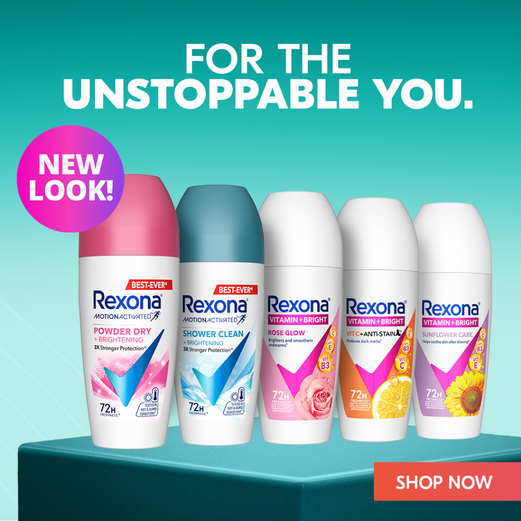 Rexona Vitamin + Bright Roll On Deodorant Sunflower Care 45ml