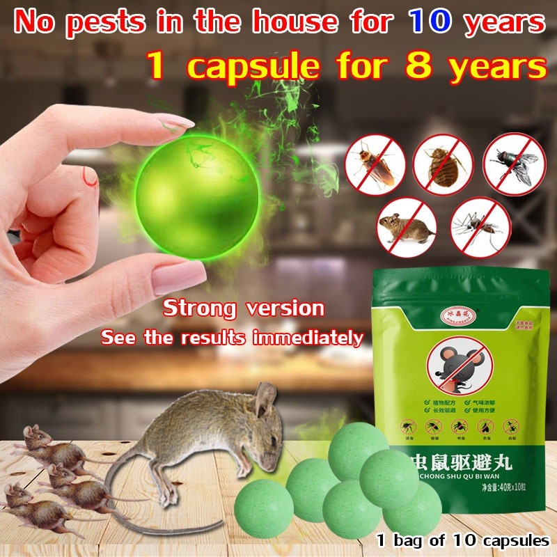 No rats within 100m Rat Poison Killer moth balls for rats mouse ...