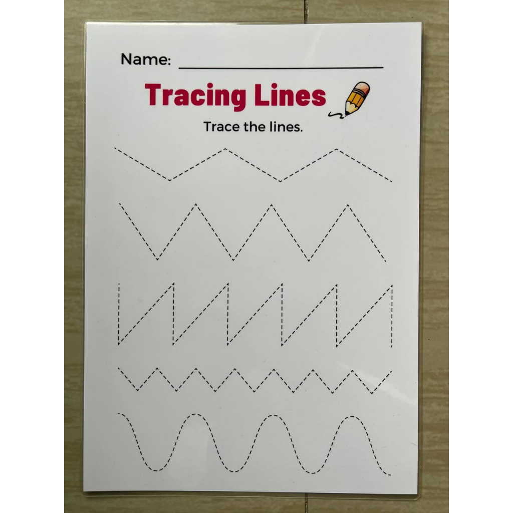 Learning materials and educational chart for kids Laminated A4 Size