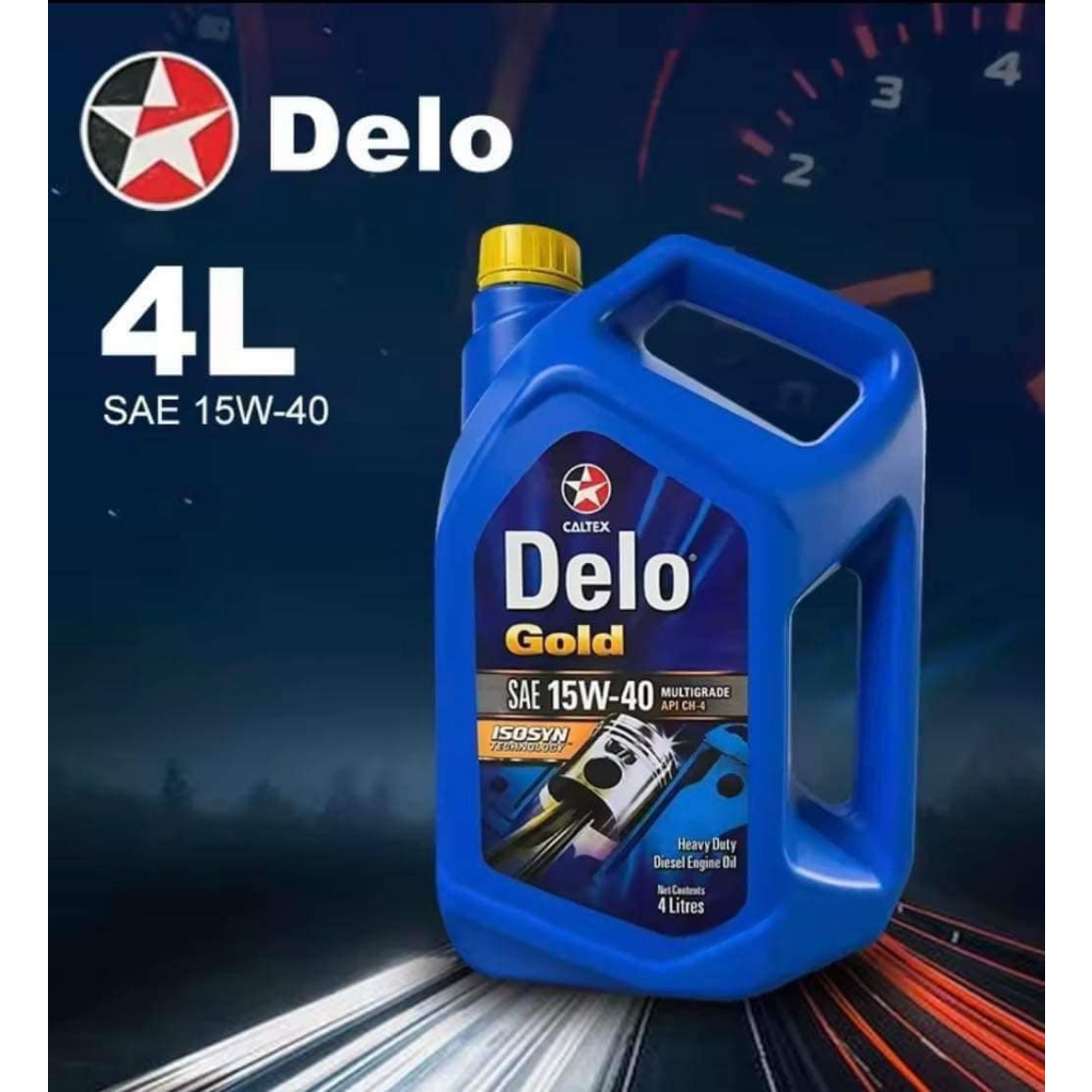 Delo Gold Multigrade 15W40 4Litres Gallon Shopee Philippines