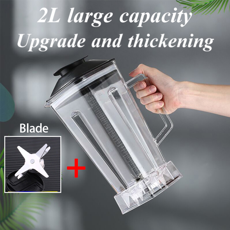 Spare Jug for Blender Replacement Part Transparent 2L Capacity Blender
