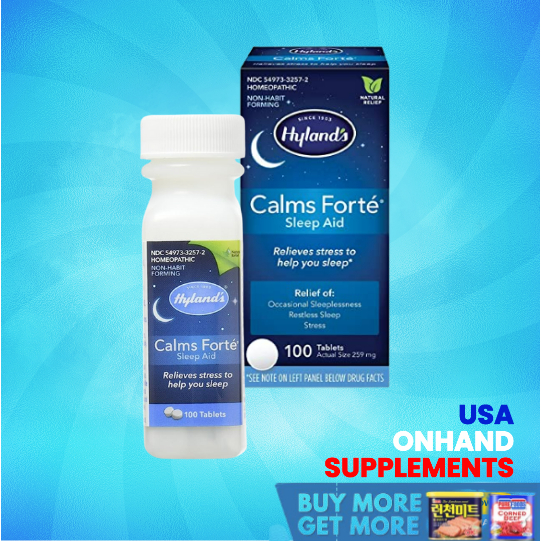 USAOnhand Hyland’s Naturals Calms Forte' Sleep Aid Tablets, Natural