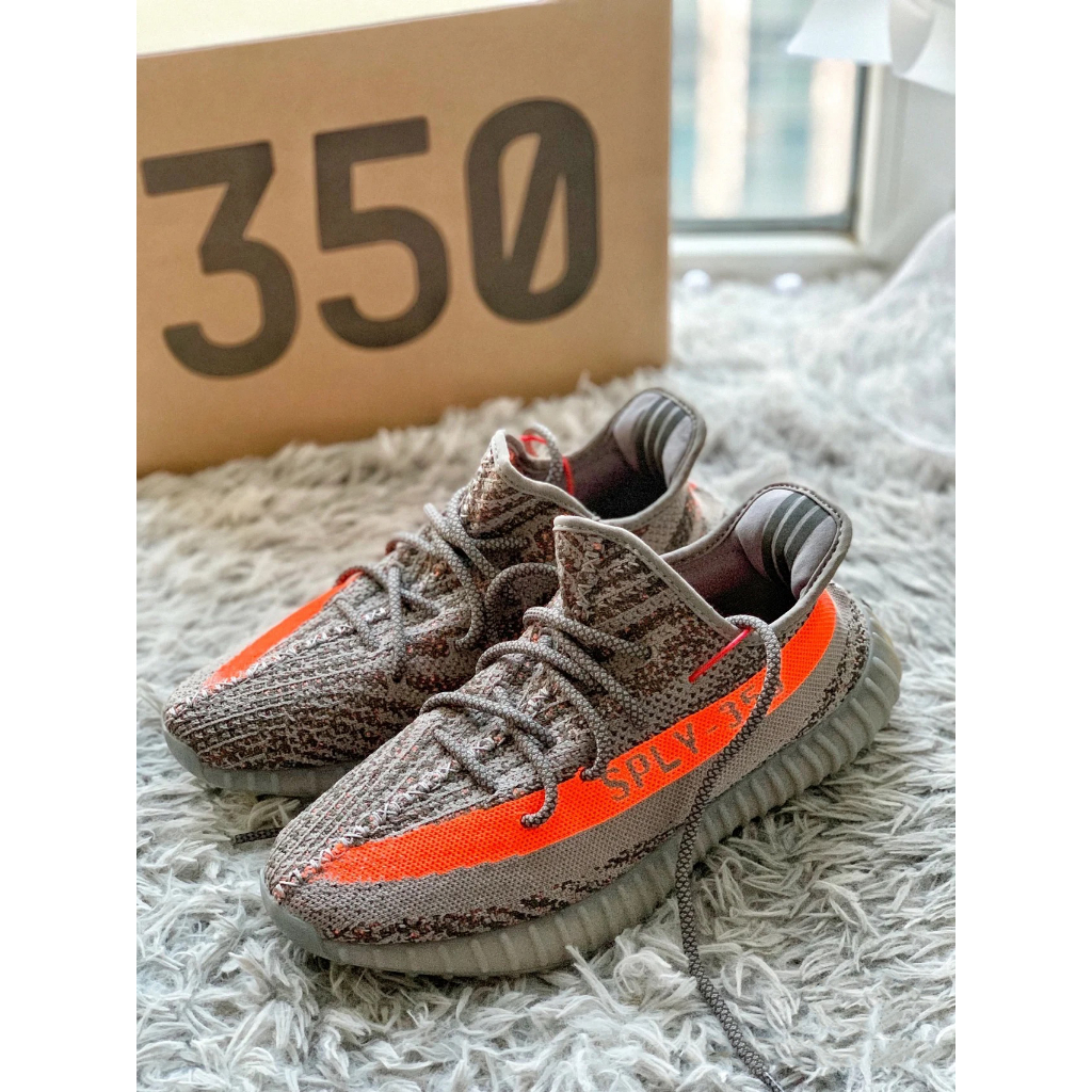 UA Fashion Style unisex Sneakers Yeezyy BoostT 350 V2 Beluga Reflective ...