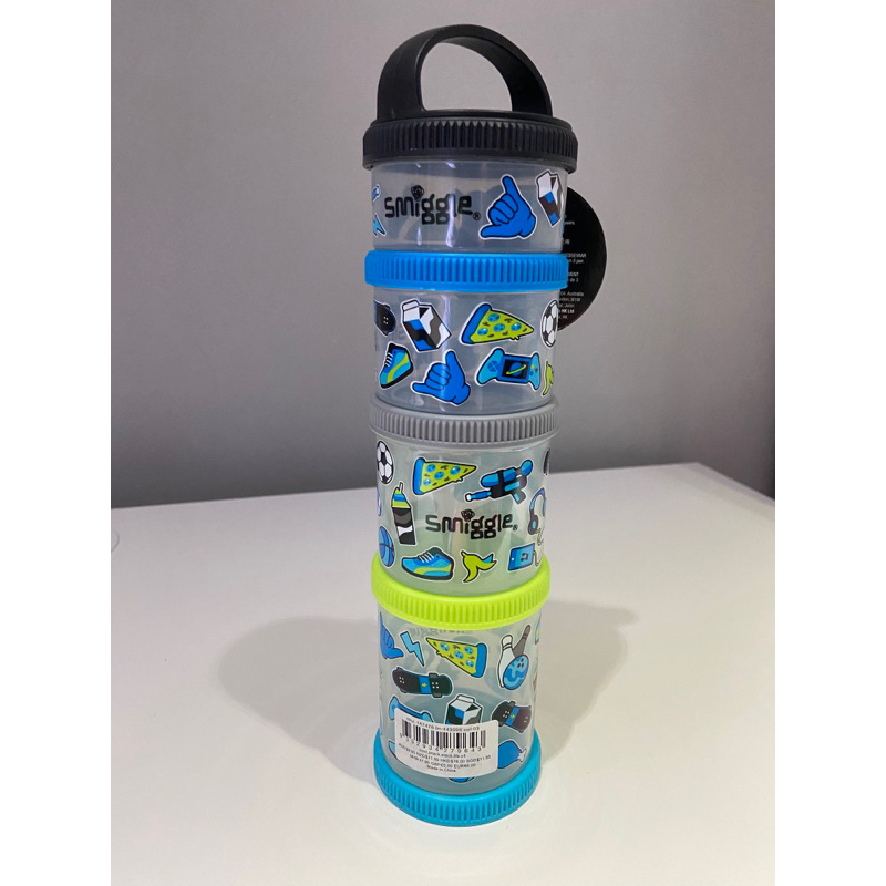 Original Smiggle Snack Stack Containers X4 | Shopee Philippines