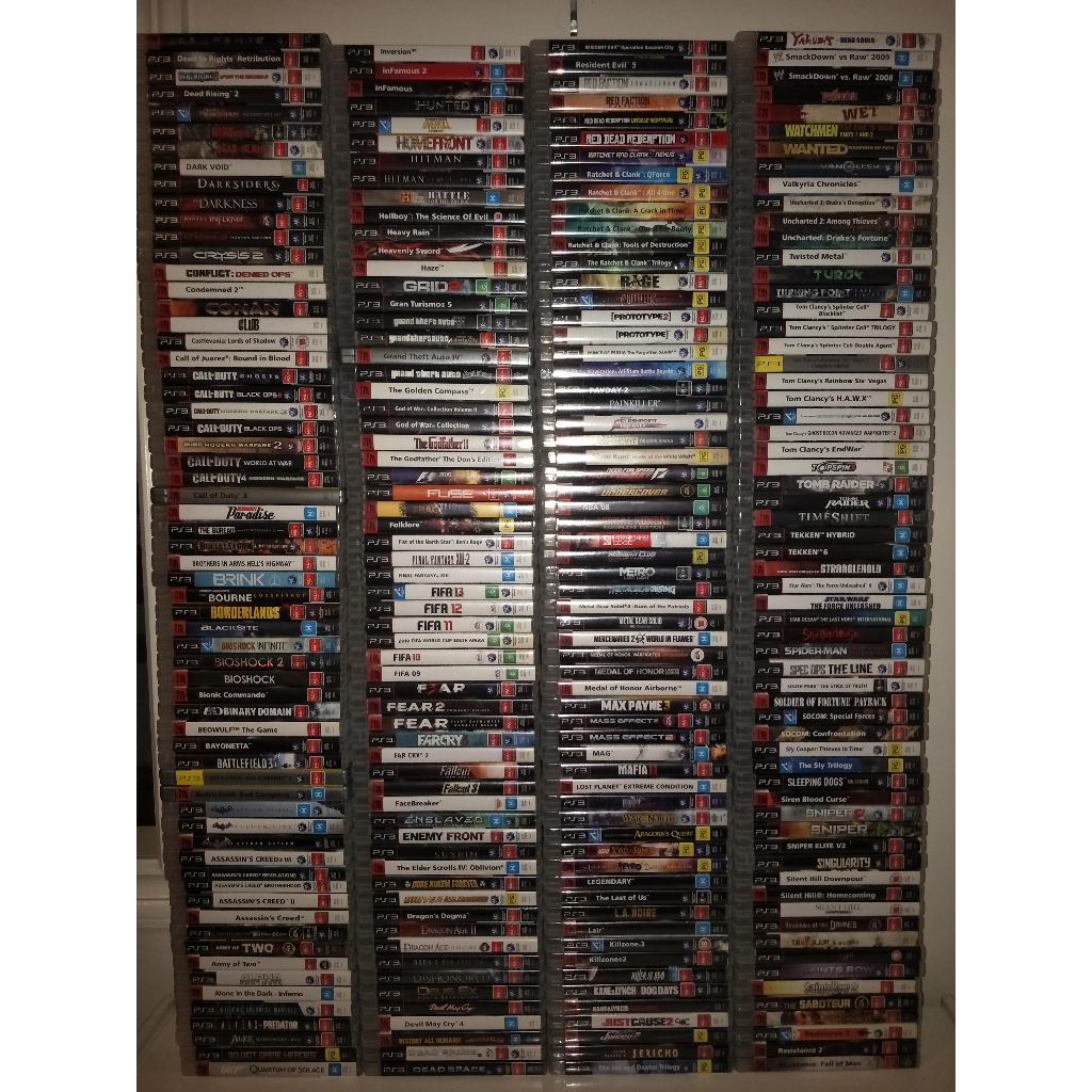 PS3 GAMES (USED) WITH CASE FOR SALE PLAYSTATION 3 BATCH 1 Shopee