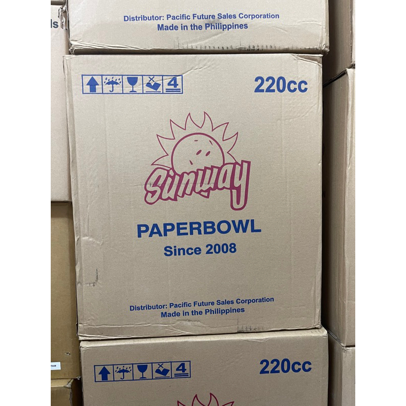 220cc Paper Bowl, Disposable Paper Bowl (1 Box) Sunway Paper Bowl ...
