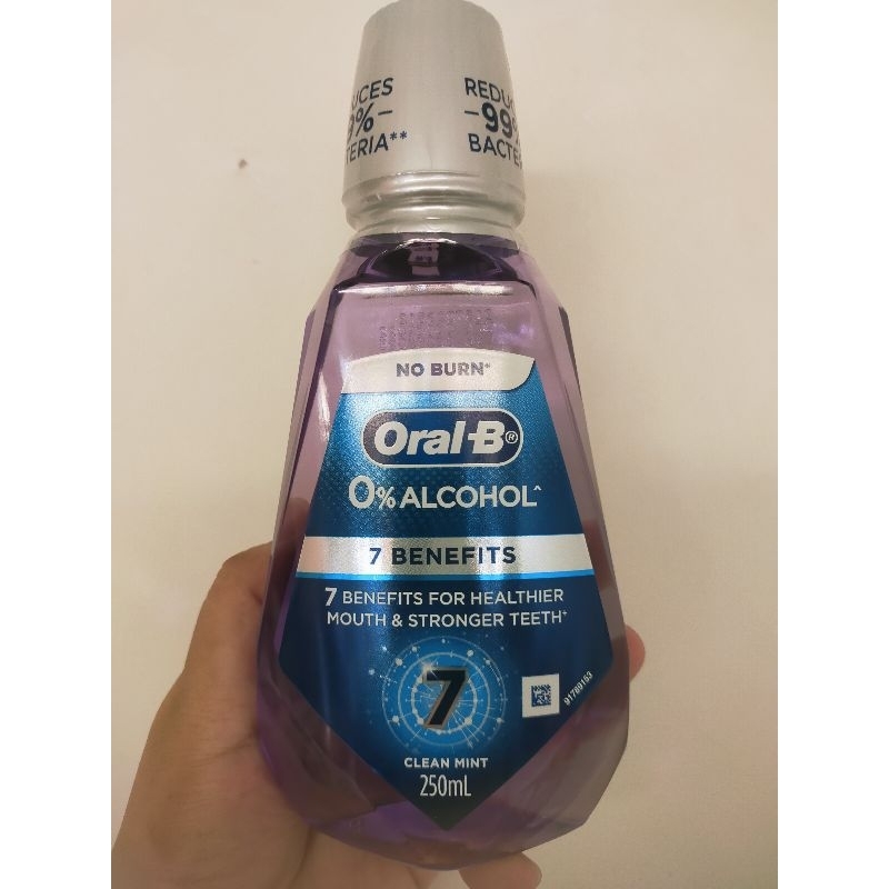 Oral-B Mouthwash 7 BENEFITS 250ML | Shopee Philippines