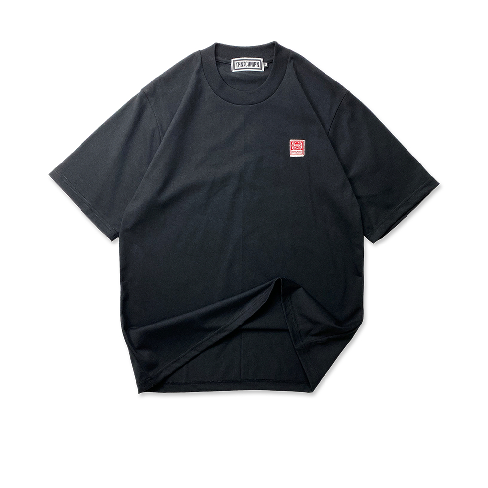 ICONIC PATCH | OVERSIZED TEE IN BASALT BLACK | Shopee Philippines