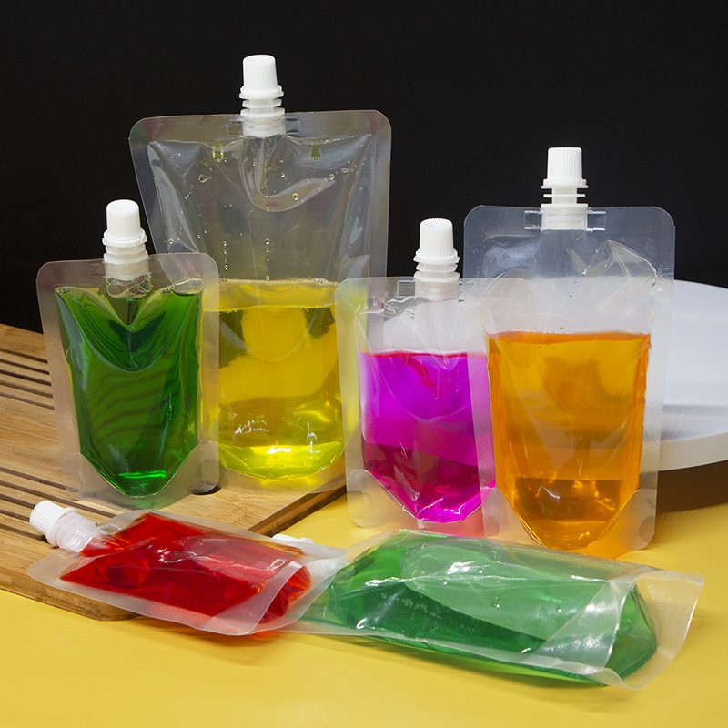 10pcs/Stand up Liquid spout Pouch bag Juice Bag for any Liquids Drink ...