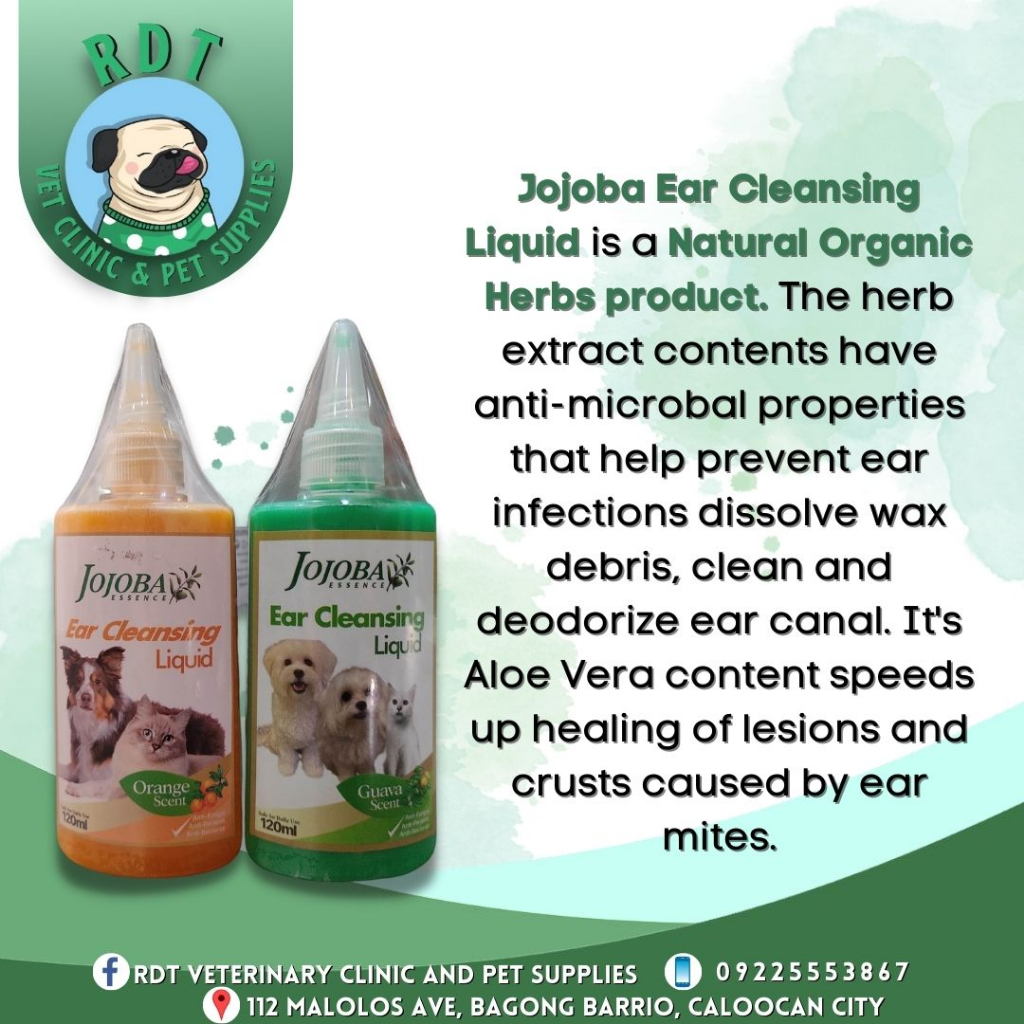 Jojoba Dog and Cat Ear Cleanser 120 ml Shopee Philippines