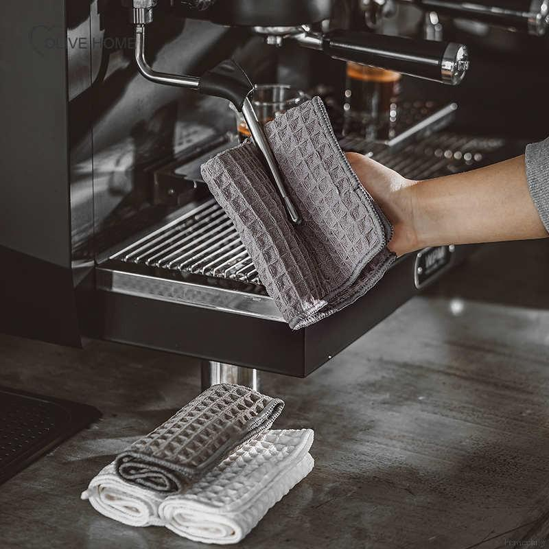 Barista Towel Rag Cafe Cleaning Towel Bar Counter Square Towel coffee ...
