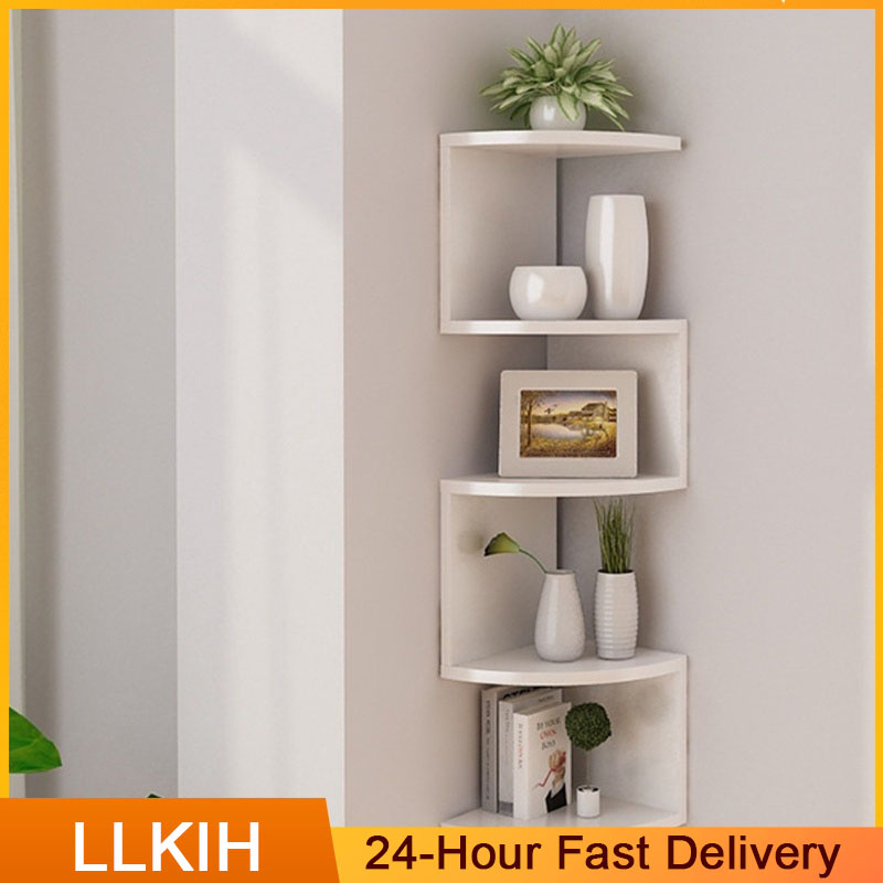 Illustration of Minimalist Corner Storage