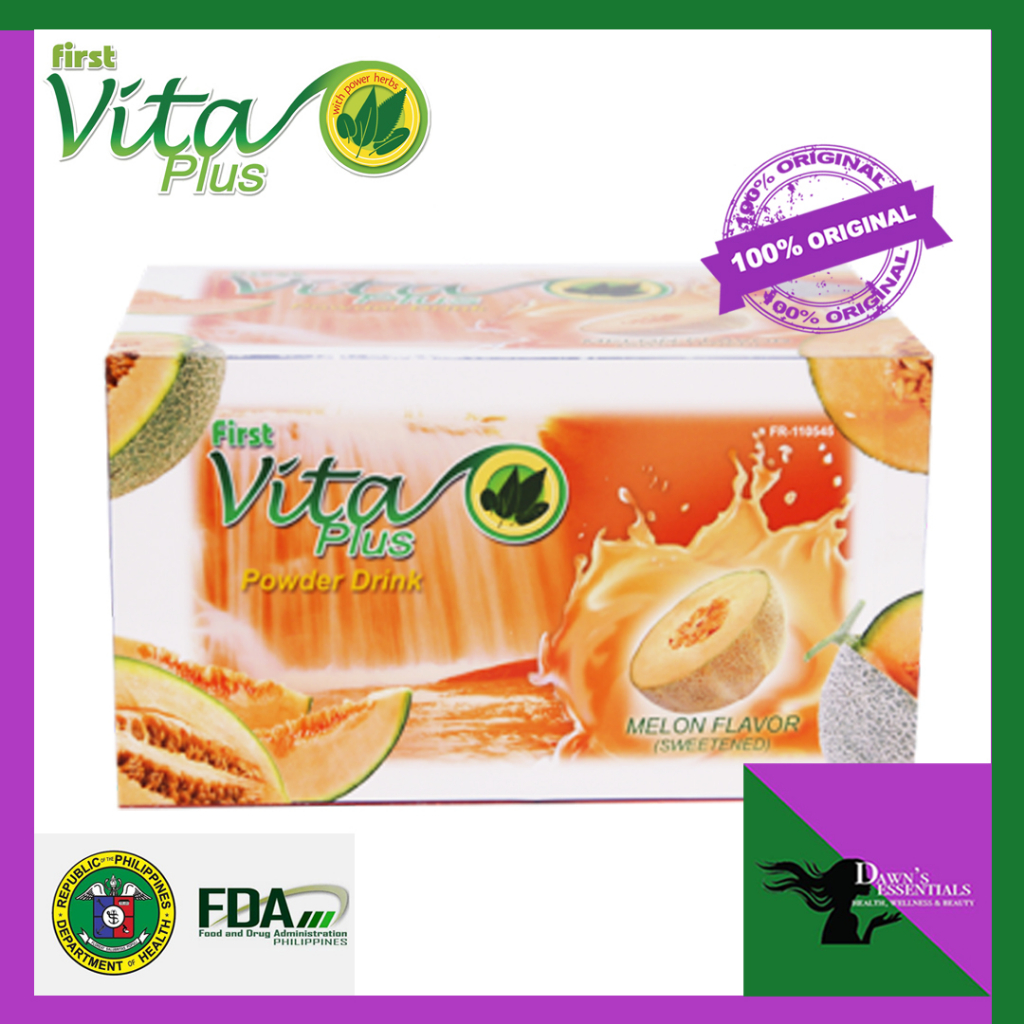First Vita Plus Melon (20 Sachets x 1 Box) Shopee Philippines