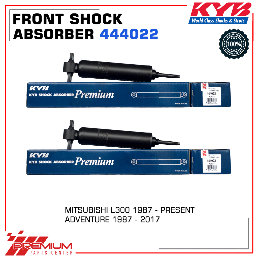 KYB PREMIUM Front Fluid Shock Absorber KAYABA 444022 (LEFT and RIGHT