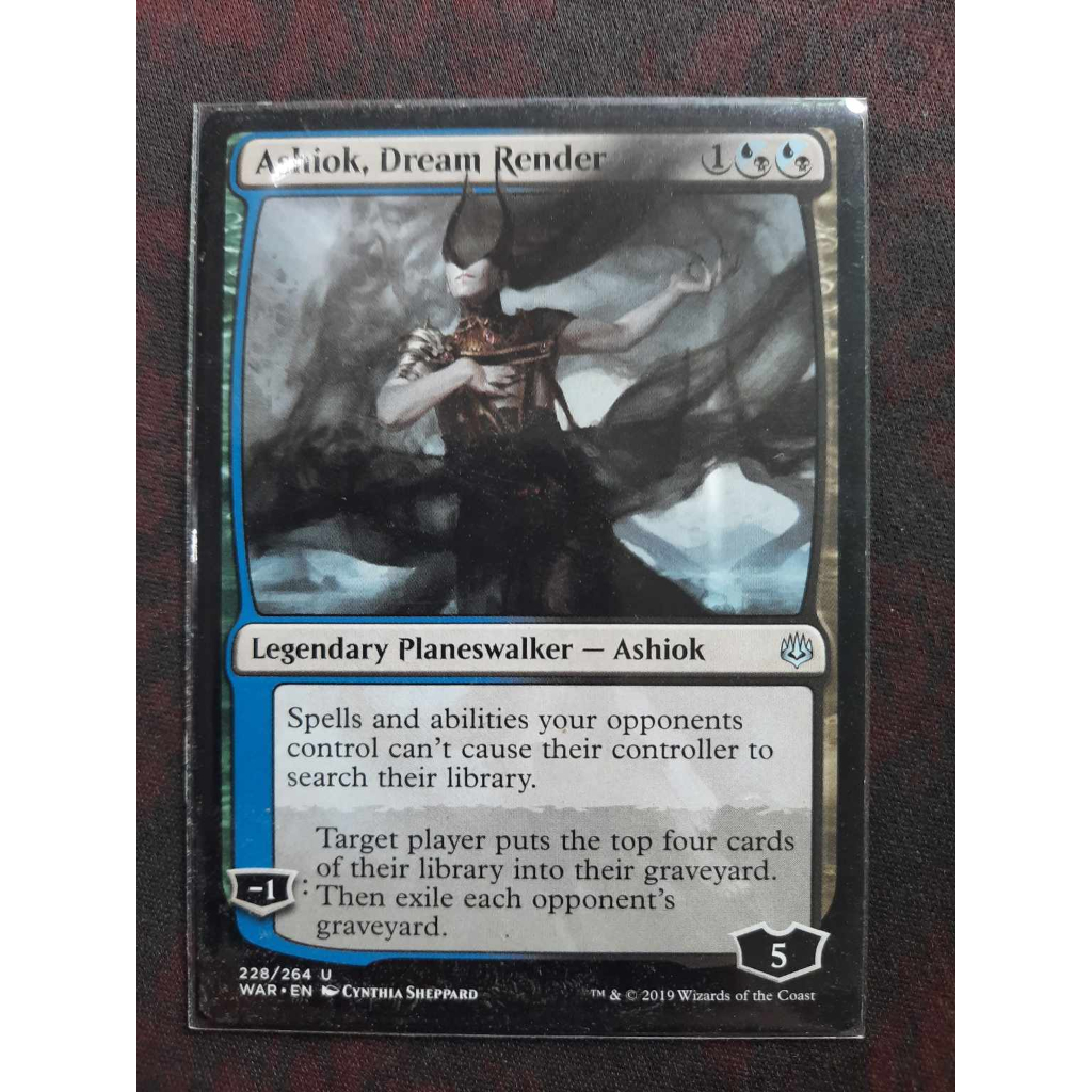 Ashiok, Dream Render ( MTG / Uncommon / Planeswalker / WAR ) | Shopee ...