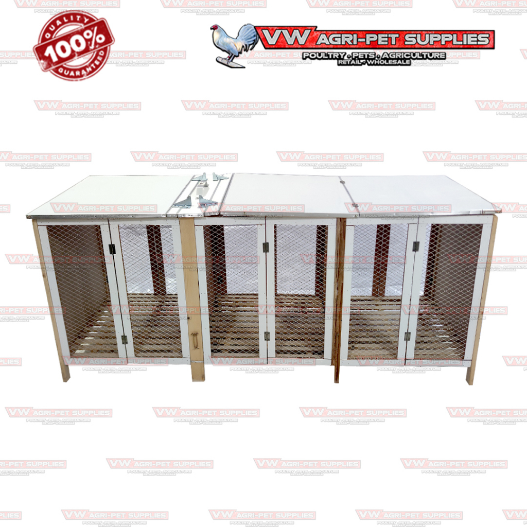 Sabong Folding Cage Derby Box Triple Wooden for Gamefowl Rooster