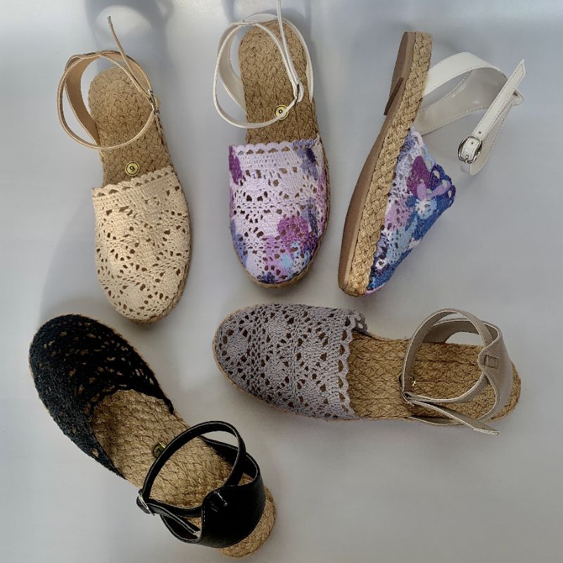 Espadrille sandals store size 5