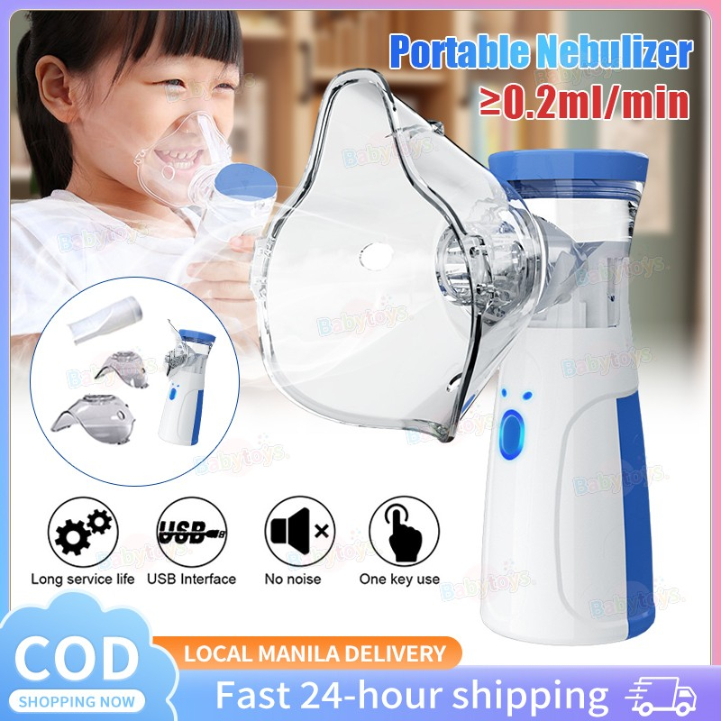 Portable Nebulizer Rechargeable For Asthma Ultrasonic Spray Asthma Inhaler Nebulizer Machine