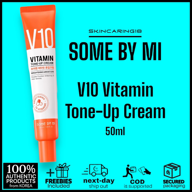 SOME BY MI V10 Vitamin Tone up Cream 50ml By SkinCaring18 SOMEBYMI