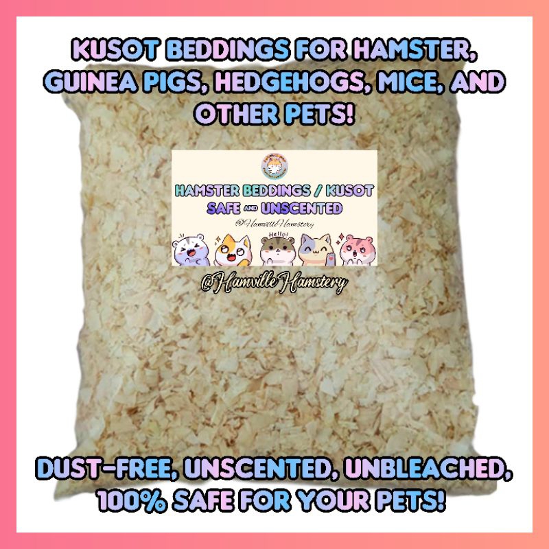 Softwood Dustfree & Unscented Beddings (200g) Kusot for Hamsters