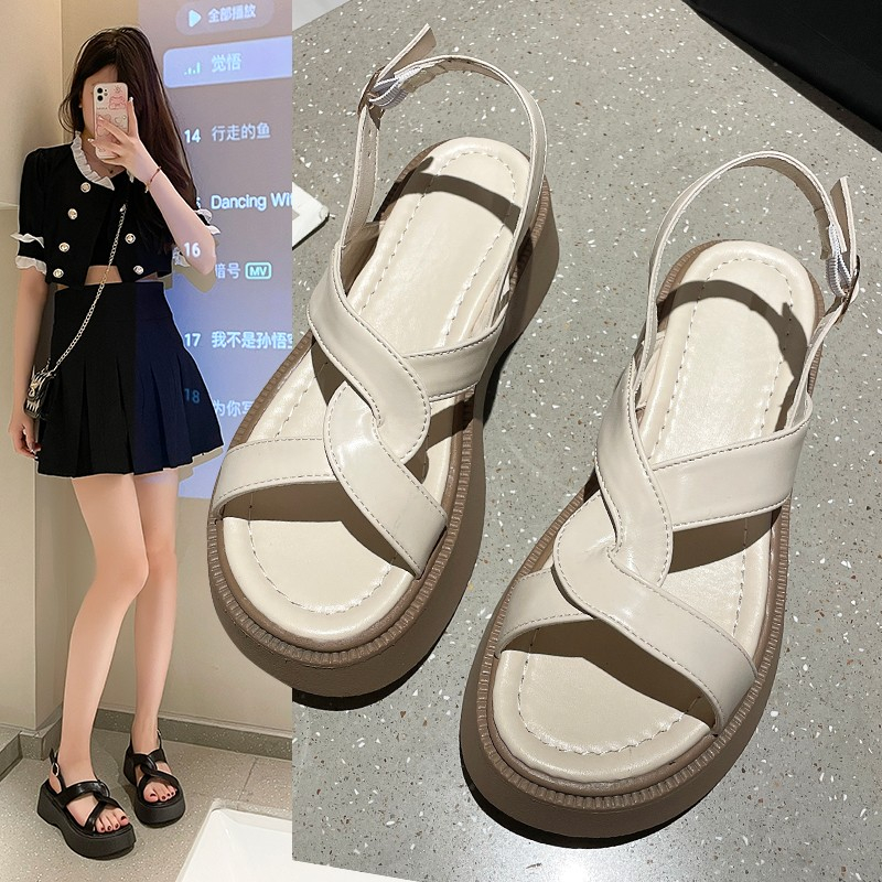 Fashion Sandals Summer Wedge Sandals | Shopee Philippines