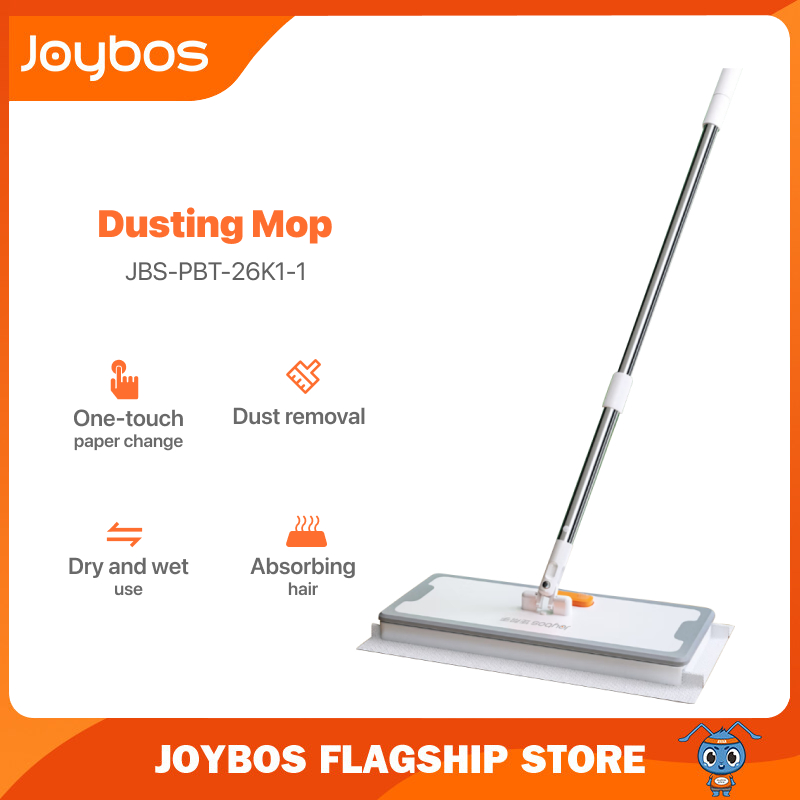 Joybos Floor Mop Disposable Electrostatic Dust Removal Mop Paper Flat
