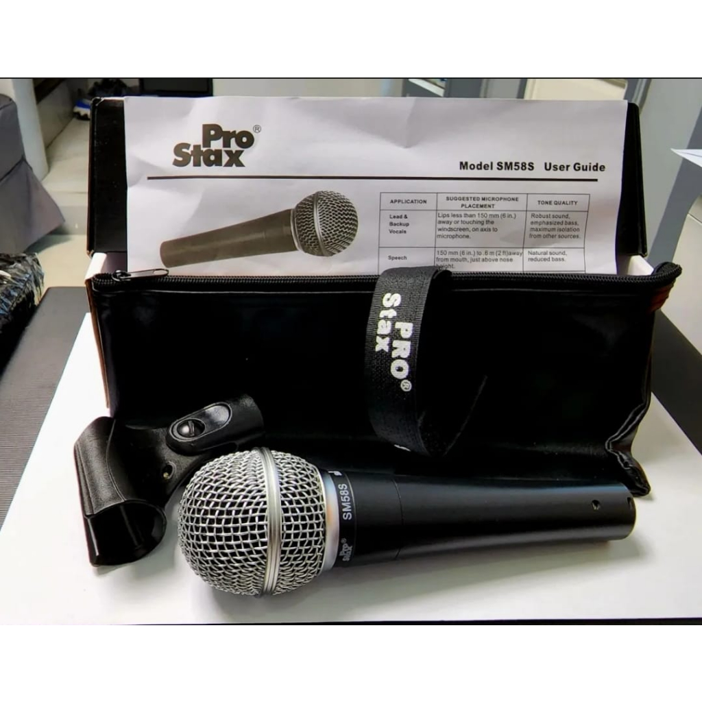 Prostax SM58S wired microphone | Shopee Philippines