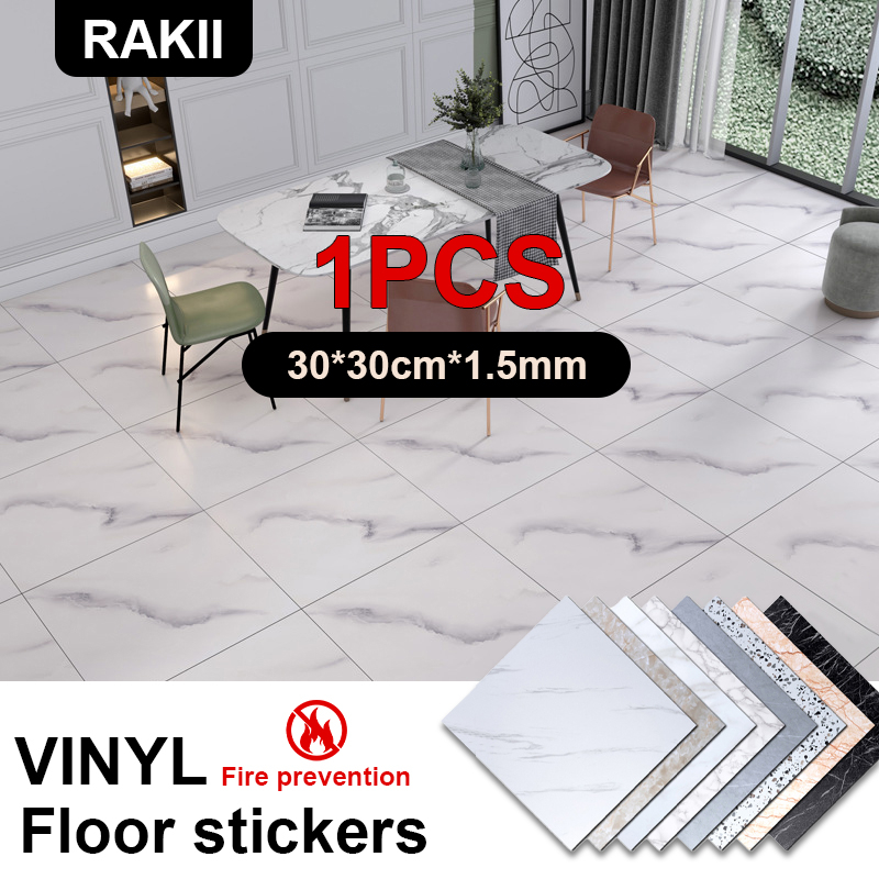 Vinyl tiles Floor Stickers 30cm x 30cm Vinyl Marble PVC Selfadhesive