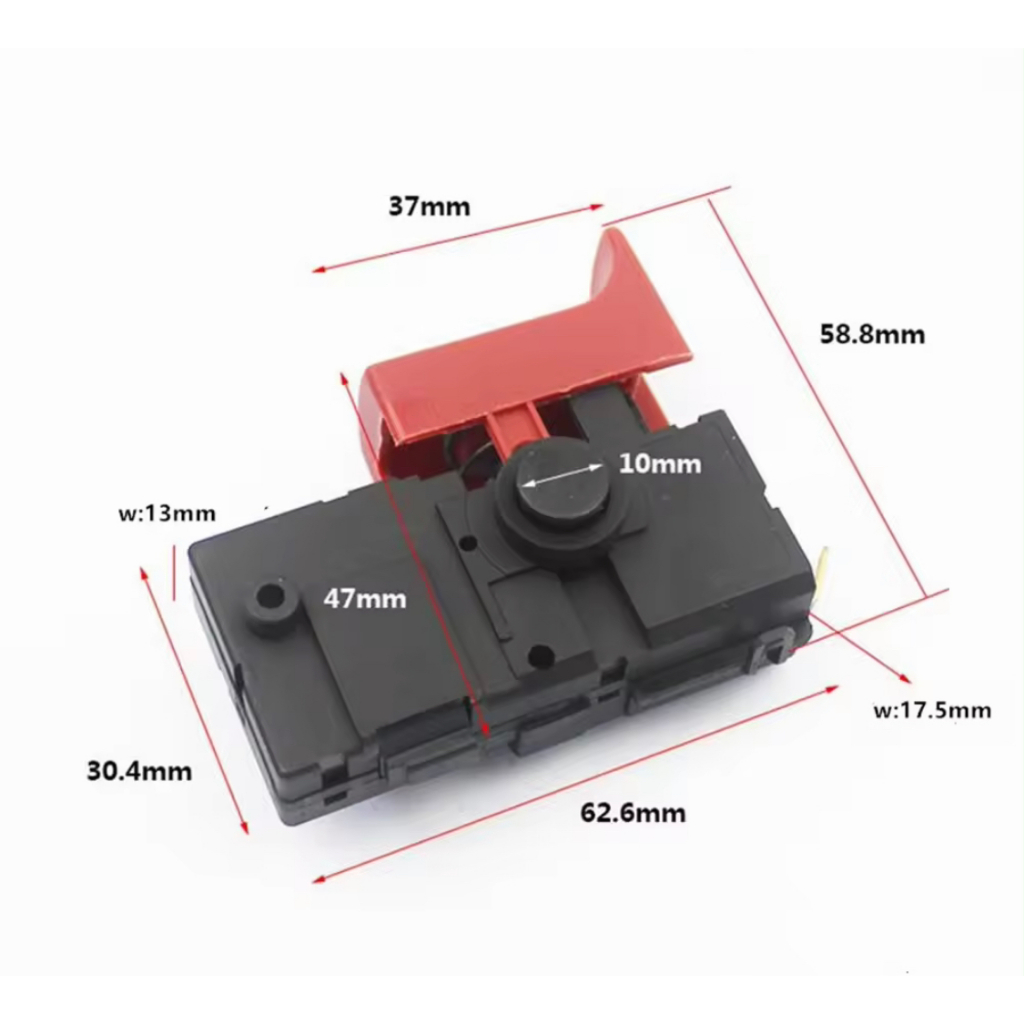 1 PIECE ELECTRIC DRILL HAMMER SPEED CONTROL SWITCH TRIGGER PUSH ON ...
