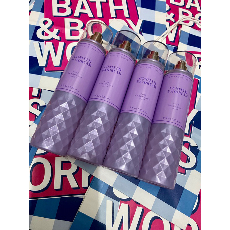 BBW Confetti Daydream Fragrance Mist Full Bottle 236ml Shopee Philippines