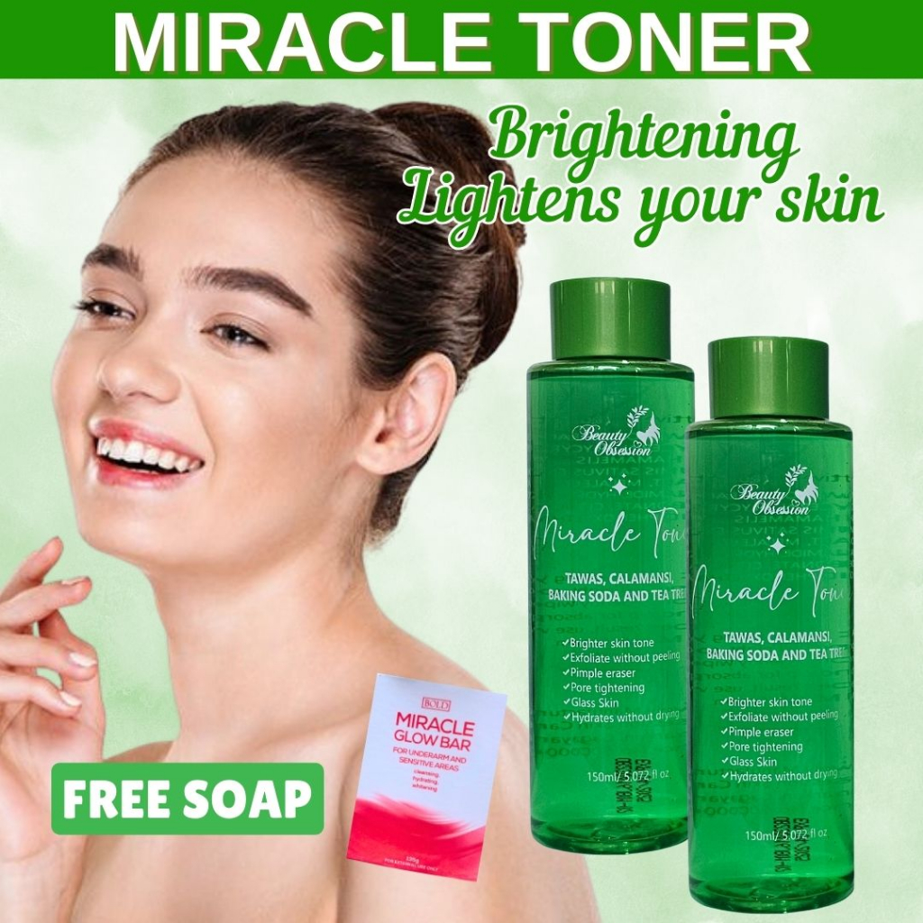 Miracle Toner 150ml by Beauty Obsession Face Serum for Acne, Pimple