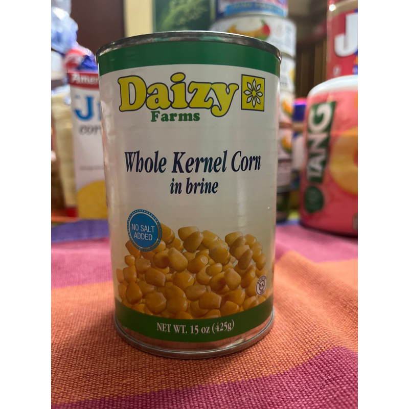 Daizy Farms Whole Kernel Corn in Brine 425g Shopee Philippines