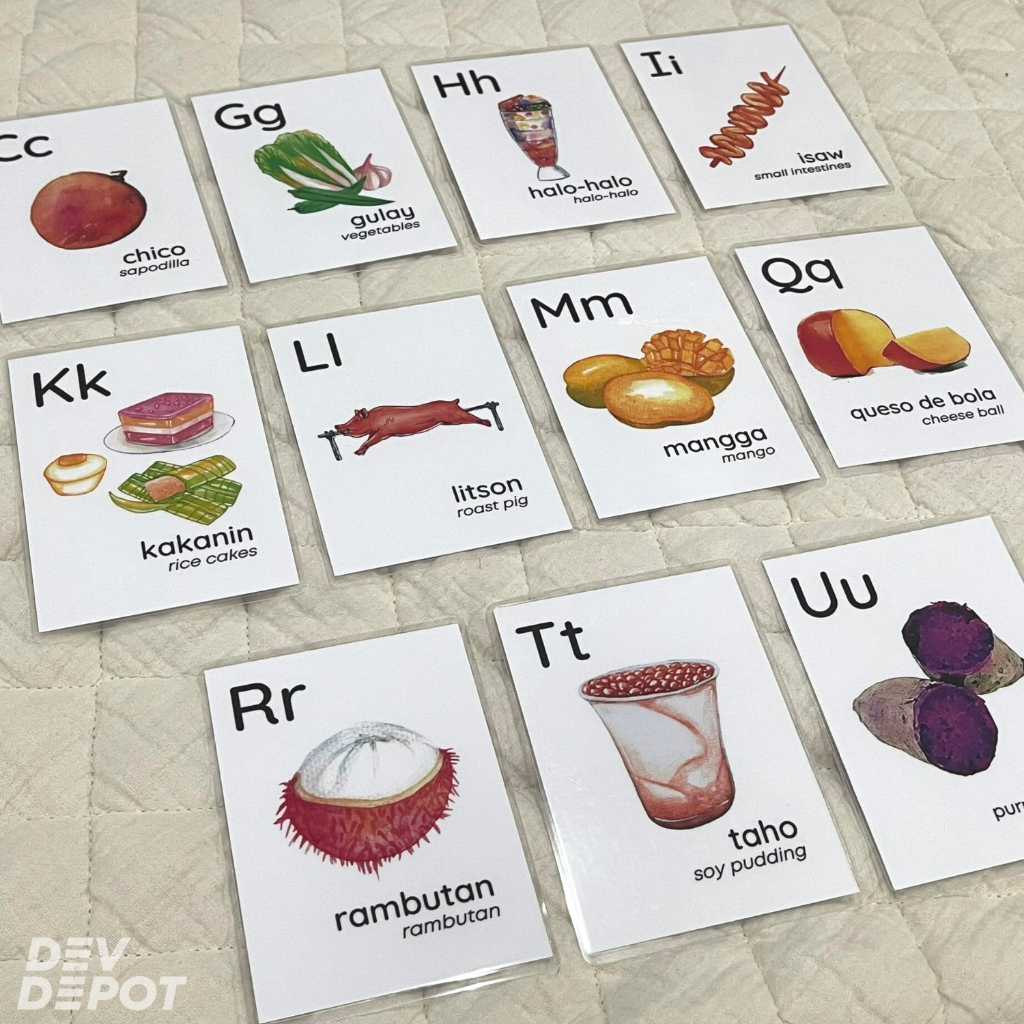 Alpabetong Filipino Laminated Flashcards Shopee Philippines 8831