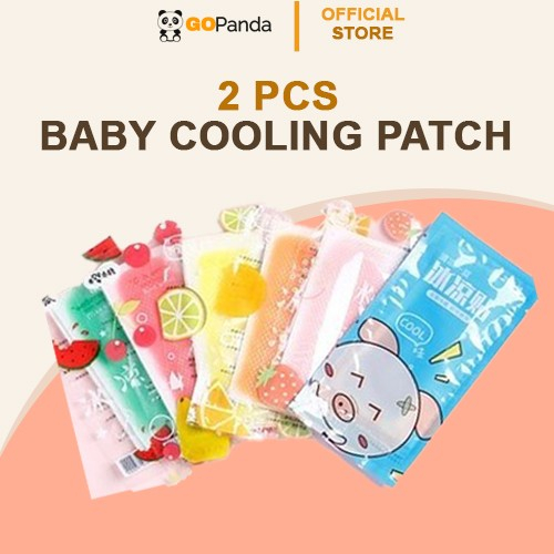 GoPanda 2pcs per Pack Baby Fever Cooling Patch Gel Pad High Fever