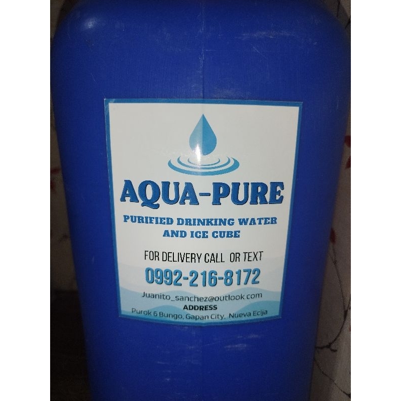 AQUAPURE 5X4 GALLON LABEL Shopee Philippines