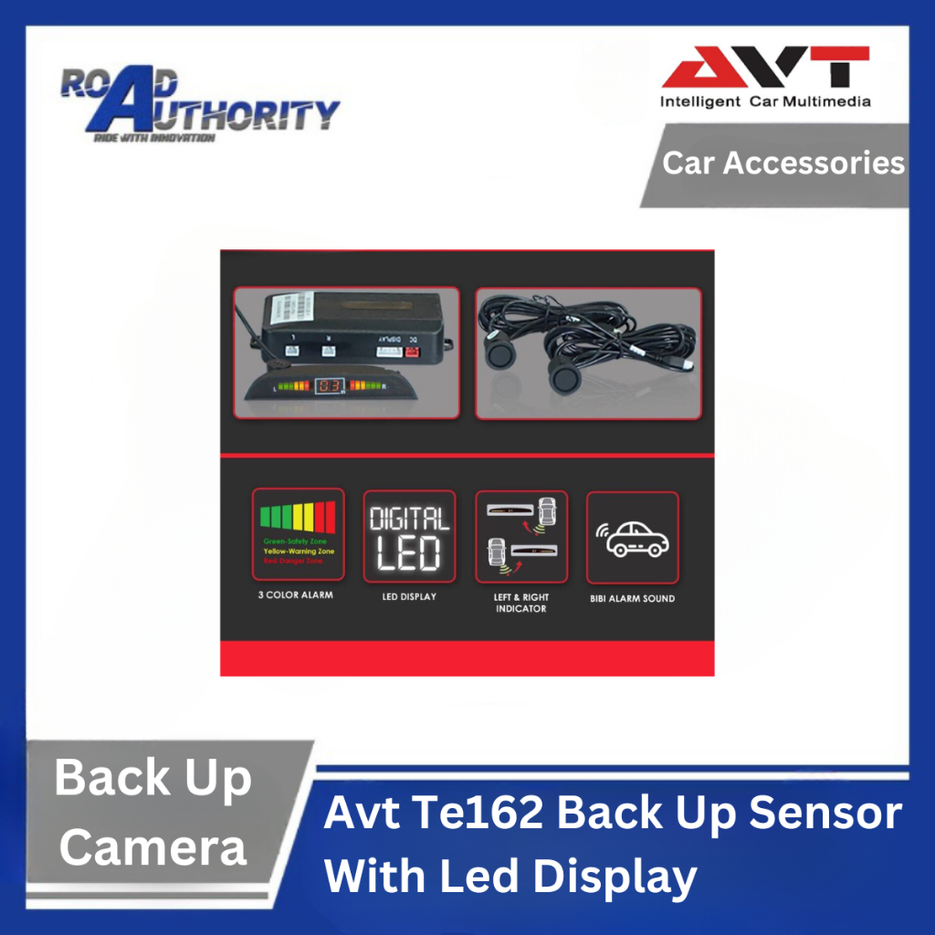 Avt Te162 Back Up Sensor With Led Display Shopee Philippines
