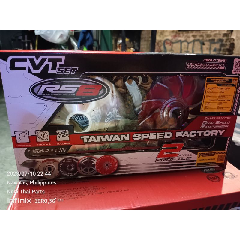 Rs8 [Pulley Set/Clutch Assy/Bell][Nmax/Aerox/Pcx/Adv/Click 125 & 150