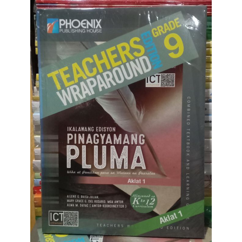 Pinagyamang Pluma Grade 9 Aklat 1 And 2 Teachers Wraparound Shopee