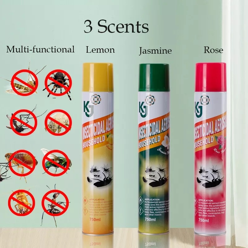 KES 1pc KJ insecticidal earosol spray 750ml COD | Shopee Philippines