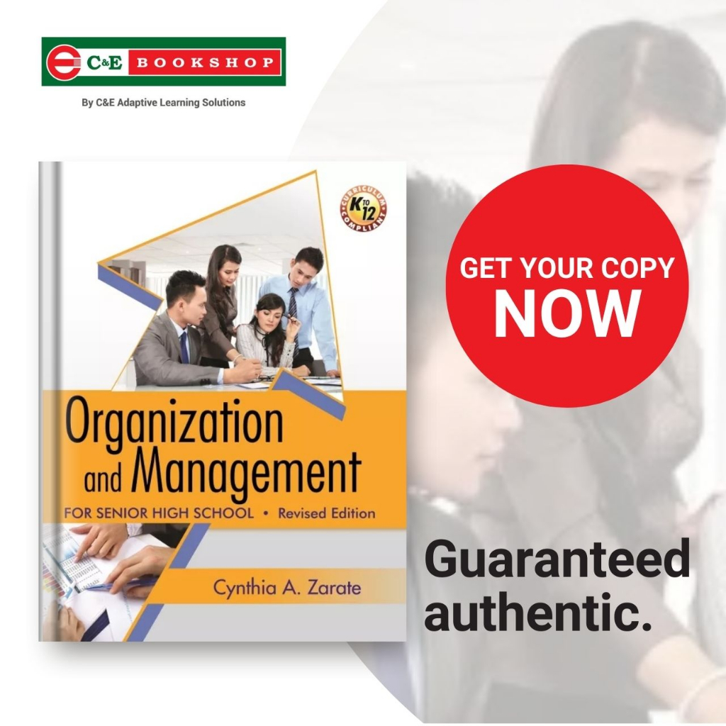 Organization and Management for Senior High School 9789719812234 C
