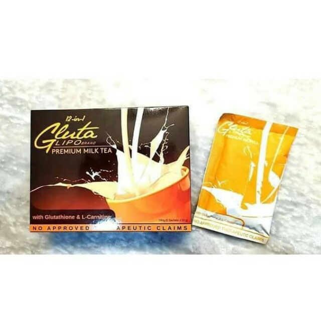 Gluta Lipo Milk tea Original Brand /authentic | Shopee Philippines
