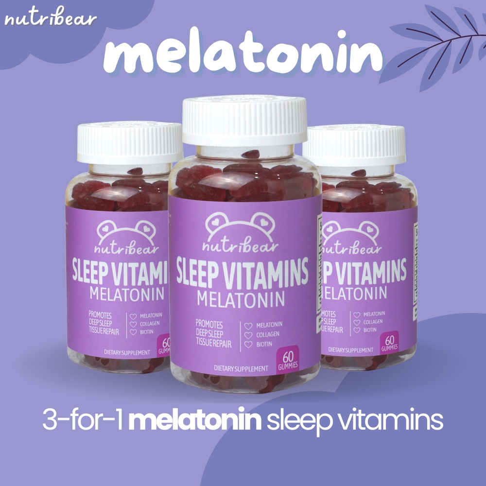 Sweet Dreams Trio 3 For 1 Melatonin Gummies For Restful Nights And