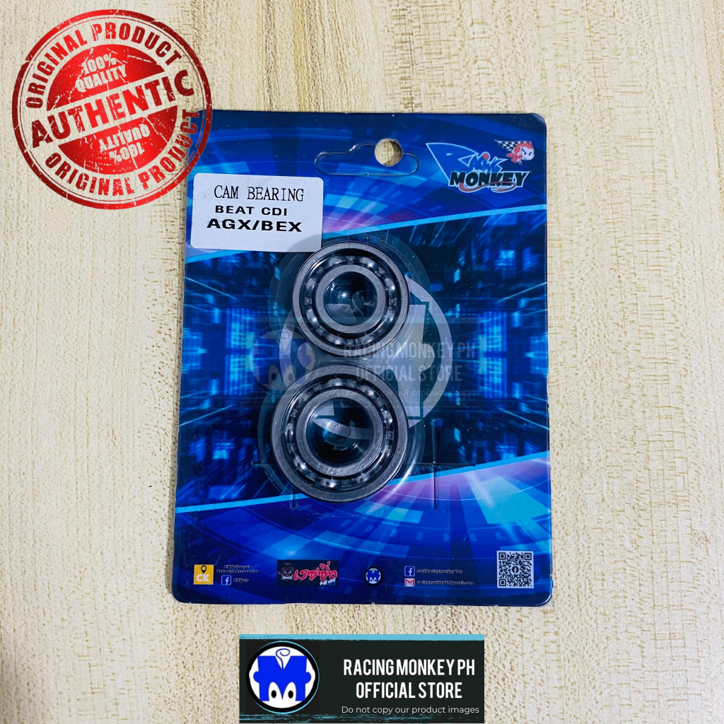 Cam Bearing Set (Beat Carb Type/CDI) Racing Monkey Shopee Philippines