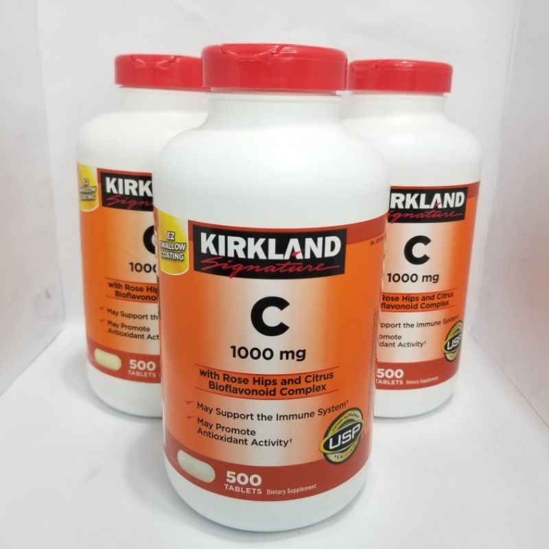 KIRKLAND Vitamin C (1000mg) tablets (500) Shopee Philippines