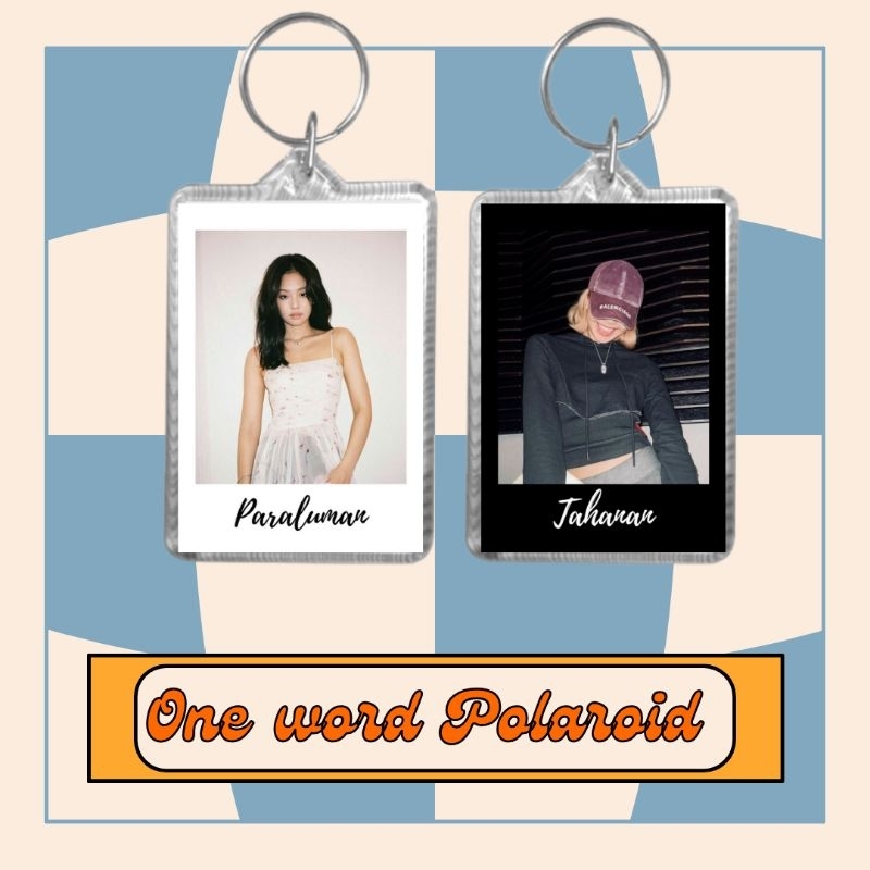 Polaroid picture keychain clearance