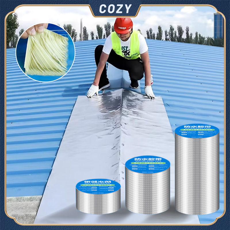 Butyl Aluminum Foil Waterproof Tape Super Fix Repair Wall Crack Easy to