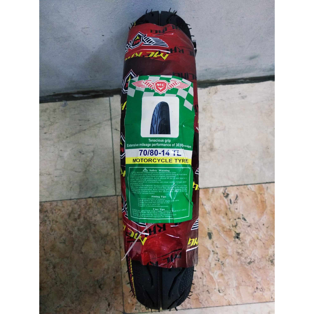 MC Racing TIRE TUBELESS CHICKENWORKX | Shopee Philippines
